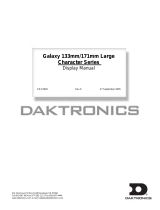 Daktronics Galaxy AF-3400 Series Display Manual