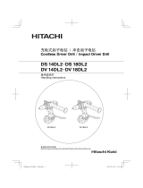 Hitachi DS 18DL2 User manual