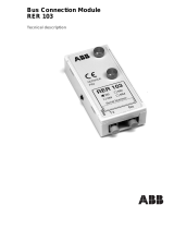 ABB RER 103 Tecnical Description