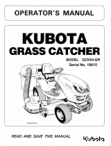 Kubota GCK54-GR User manual