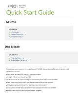 Juniper NFX250 Quick start guide