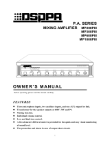 DSPPA MP600PIII Owner's manual