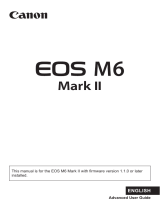 Canon EOS M6 Mark II Owner's manual