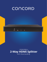 CONCORD CSP2WH20B4K-A Quick start guide