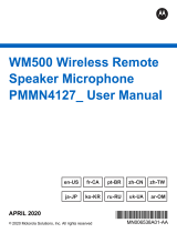 Motorola WM500 User manual