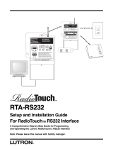 Lutron ElectronicsRadioTouch RTA-RS232