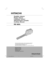 Hitachi RB 36DL User manual