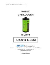 Holux GPS LOGGER M-241C User manual
