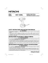 Hitachi WH14DBL User manual