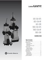 Little GIANT 10EC-CIA-RF Installation guide