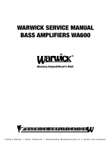 Warwick WA600 User manual
