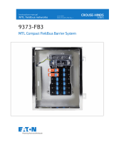 Eaton Crouse-Hinds MTL9373-FB3-Px-SS-12 spur User manual