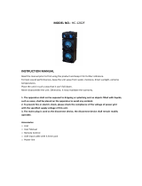 Britelite HC-1202F PS1000 Speaker User manual