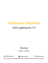 iHoment LED Lights User manual