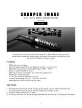 Sharper Image 8-in-1 Curling Iron Set User manual
