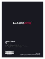LG CordZero R9 Robot Cleaner User manual