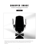 Sharper Image Automatic Claping Wireless Car Charger 207670 User manual