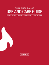 Wolf Dual Fuel Range Use And Care User manual