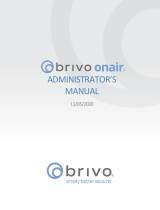 Brivo Onair User manual