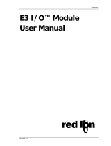 Redlion E3 I/O Module User manual