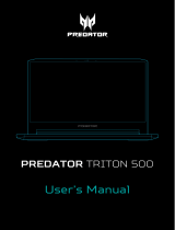 Predator Triton 500 [PT515-51] User manual