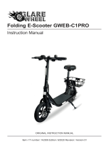 GlareWheel GWEB-C1PRO Folding E-Scooter User manual