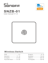 Sonoff SNZB-01 Wireless Switch User manual