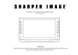 Sharper Image Portable TV / Digital Media Player User manual