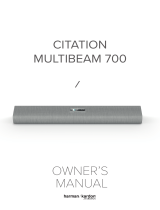 Harman Kardon Citation Multibeam 700 Soundbar User manual