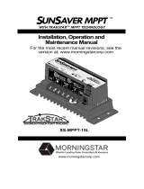 Morningstar SUNSAVER MPPT SS-MPPT-15L User manual