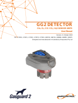 Ampcontrol GG2 Detector CH4/O2/CO/CO2/H2S Sensor Unit User manual