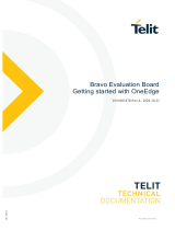 Telit Bravo Evaluation Board kit and OneEdge User manual