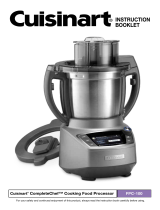Cuisinart CompleteChef Cooking Food Processor [FPC-100] Owner's manual
