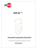 Sharper Image Adjustable Compression Knee Brace User manual