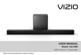 Vizio 2.1 Sound Bar [V21-H8R] User manual