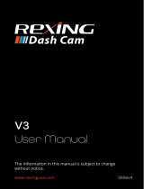 REXING Dash Cam V3 User manual