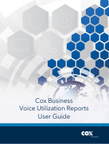 COX Business Voice Utilization Reports Data Owner's manual