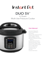 Instant Pot Duo SV User manual
