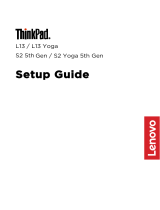 Lenovo ThinkPad L13, L13 Yoga and 5th Gen S2, S2 Yoga Owner's manual