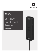 ALLEGION aptiQ MT20W User manual