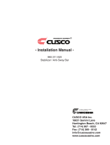 Cusco Stabilizer or Anti-Sway Bar [965 311 A20] User manual