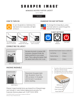 Sharper Image Women’s Heated Puffer Jacker Cleaning & User manual
