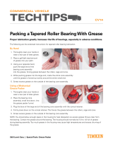 Timken Taper Bearing Grease Packing Operating instructions
