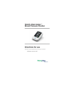 Welch Allyn Home Blood Pressure Monitor [H-BP100SBP] Owner's manual