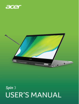 Acer Spin 3 Notebook SP314-54N User manual