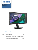 Philips LCD Display Monitor User manual