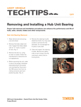 Timken Removing and Owner's manual