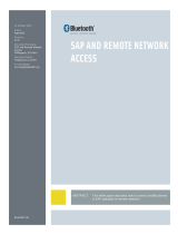 Bluetooth SAP and Remote Network Access User manual