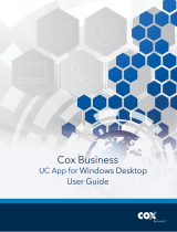 COX Business UC App for Windows Desktop User manual