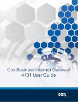COX Business Internet Gateway 4131 User manual